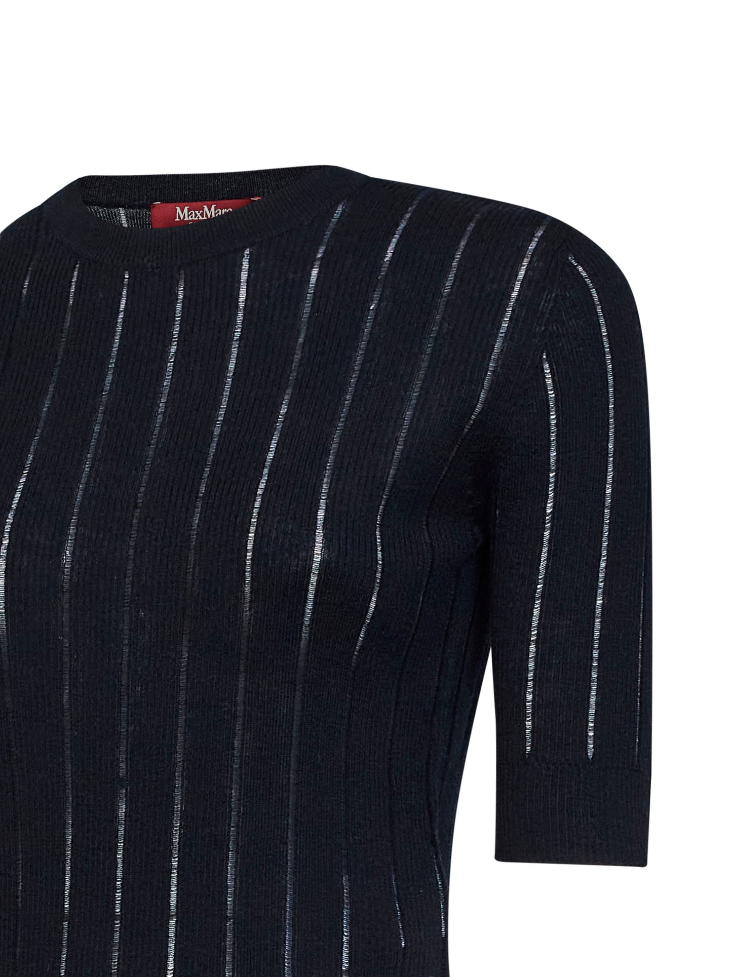 Maglia aderente a coste MSTRAGNO blu