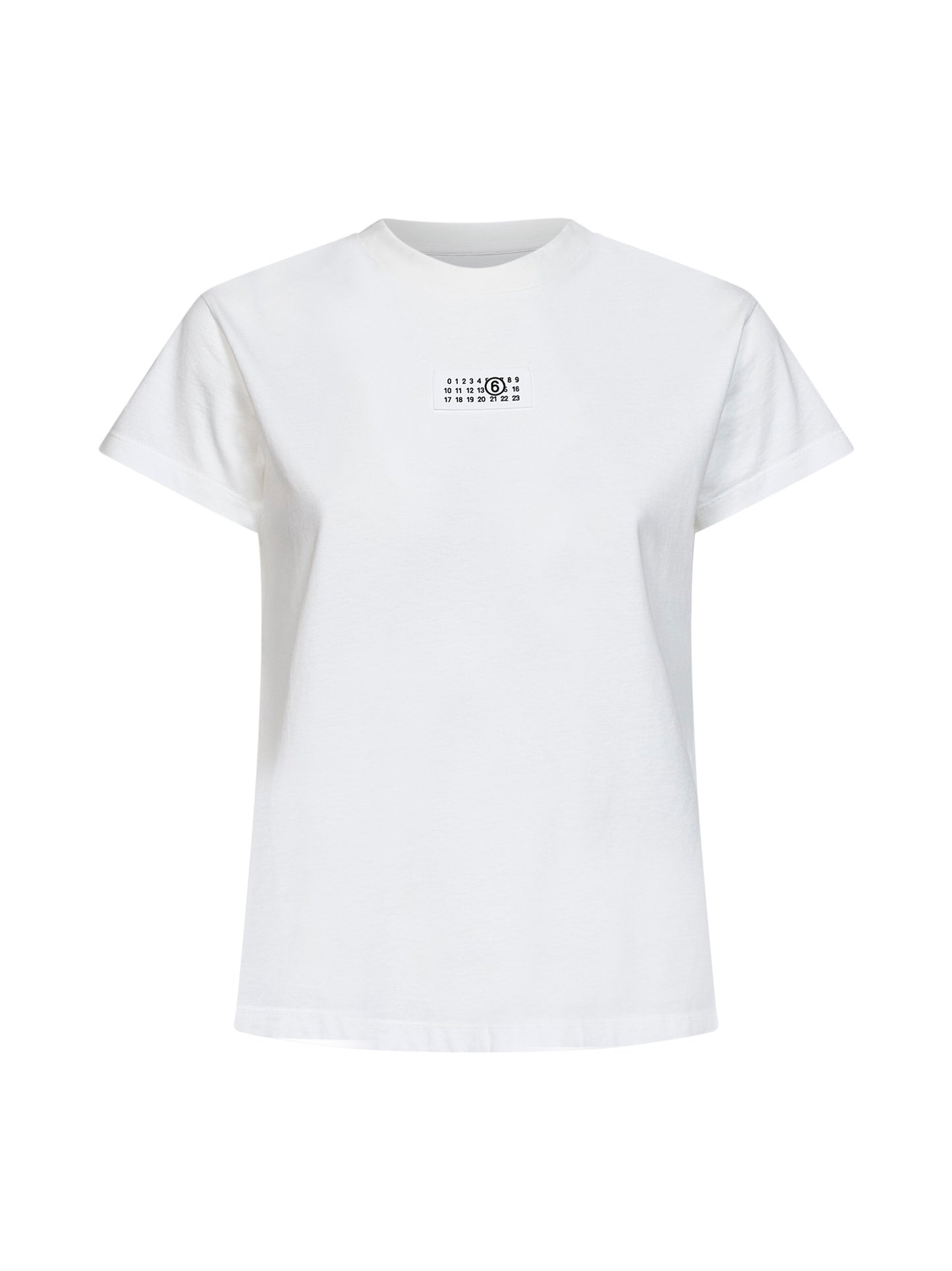 T-shirt numeric in jersey di cotone bianco