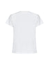 T-shirt numeric in jersey di cotone bianco