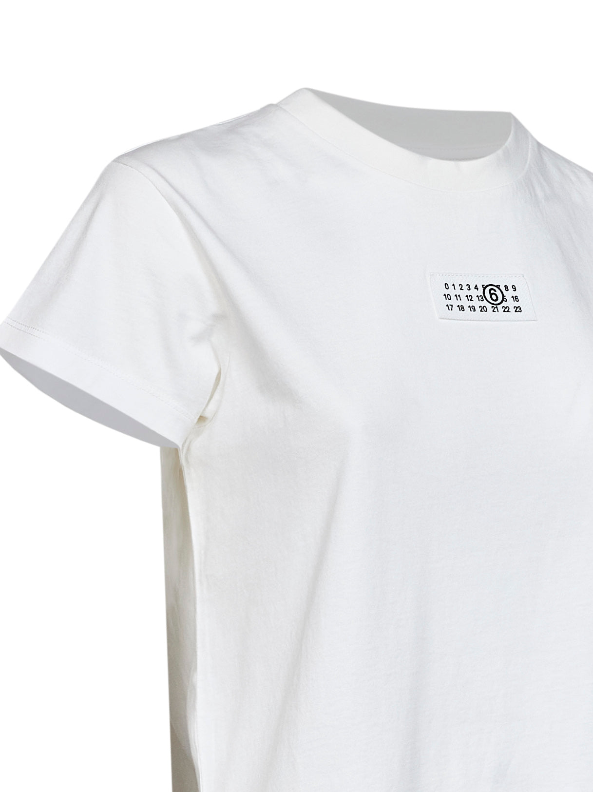 T-shirt numeric in jersey di cotone bianco