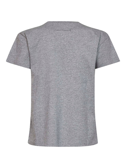 Melange grey cotton Numeric T-shirt