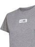 T-shirt Numeric in cotone grigio melange