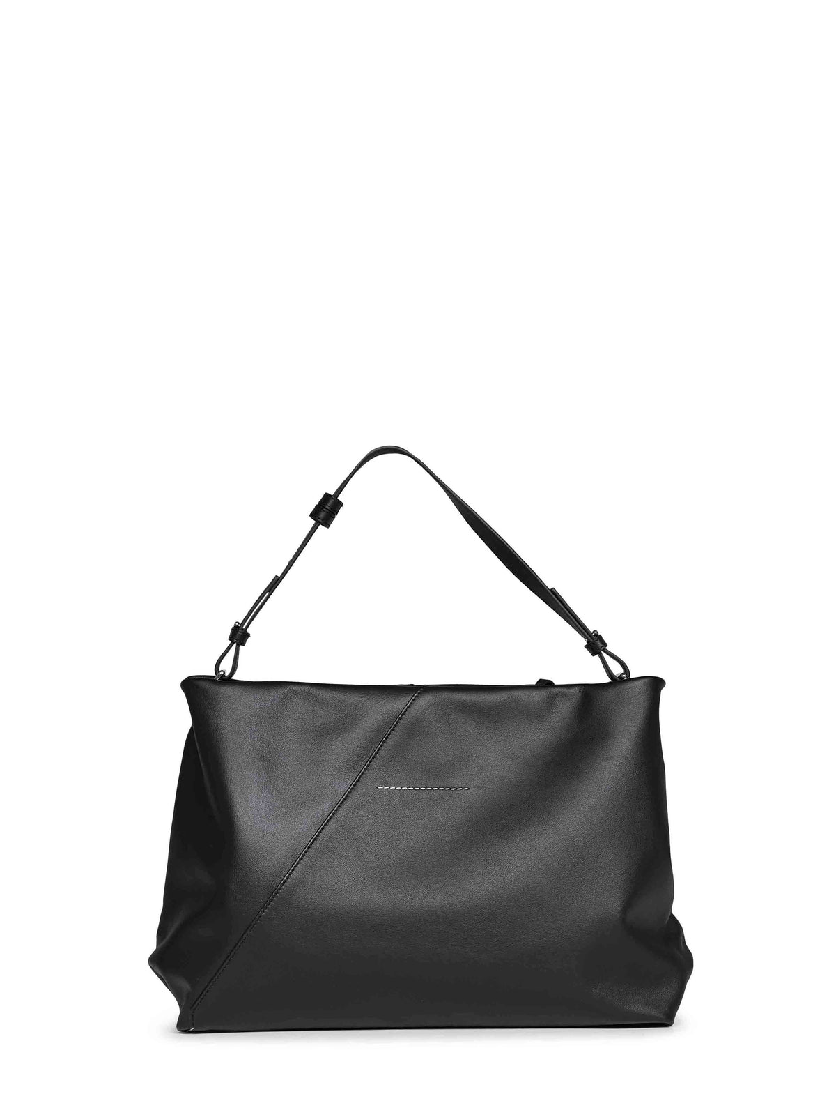 Black Japanese top-handle clutch