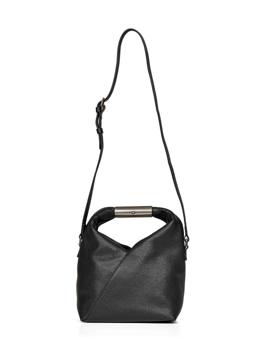 Borsa a tracolla Japanese Small Bag Jewel Handle Classica nera