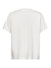 T-shirt in jersey sovratinto bianco con stampa