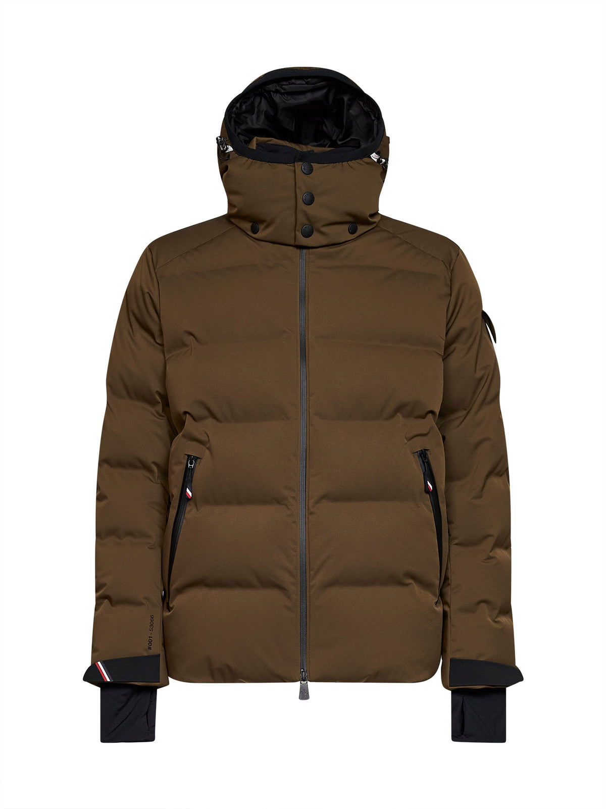 Green Montgetech hooded insulated ski jacket