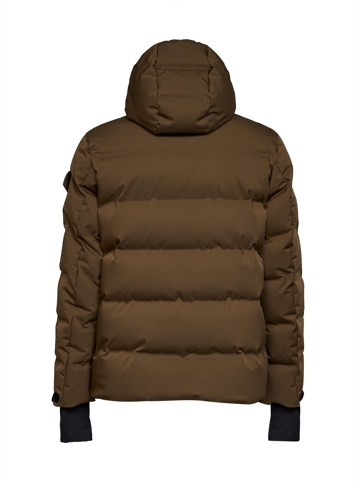 Green Montgetech hooded insulated ski jacket