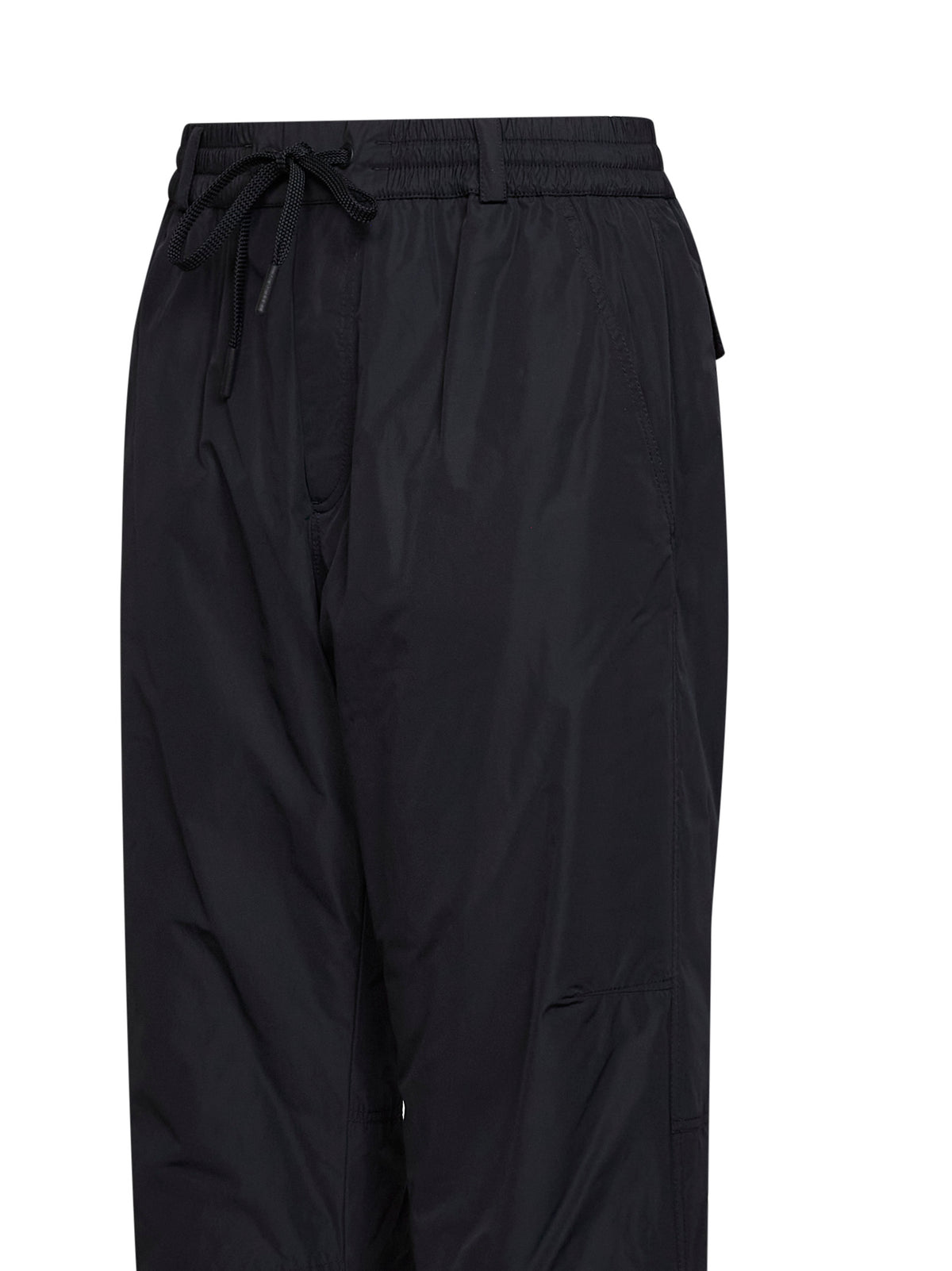 Black micro-soft joggers
