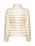 Ivory Walibi foldable short down jacket