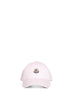 Pink cotton gabardine baseball cap