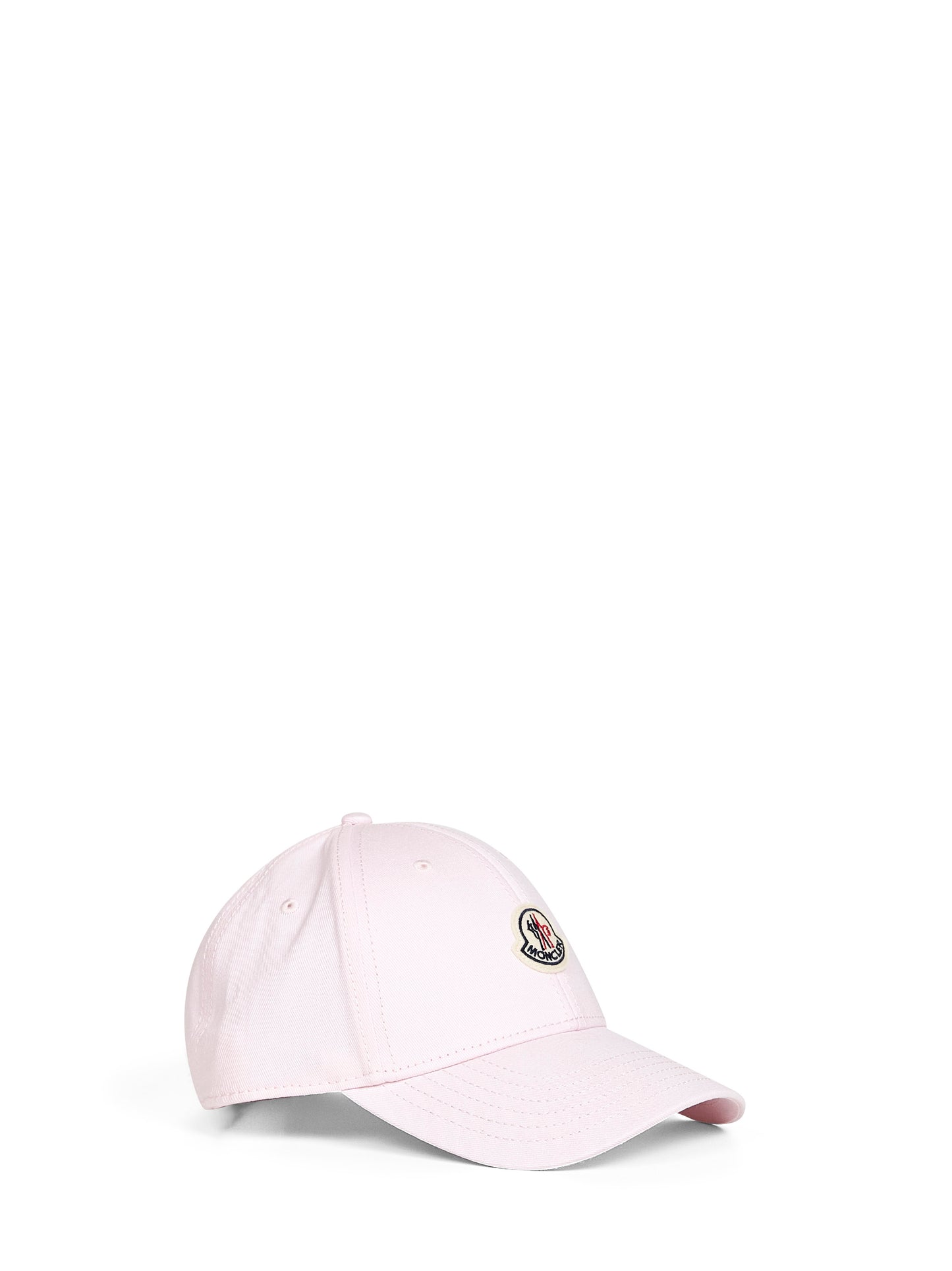 Pink cotton gabardine baseball cap
