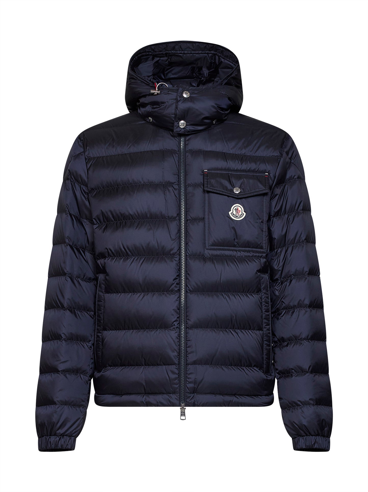 Piumino corto con cappuccio Verith blu