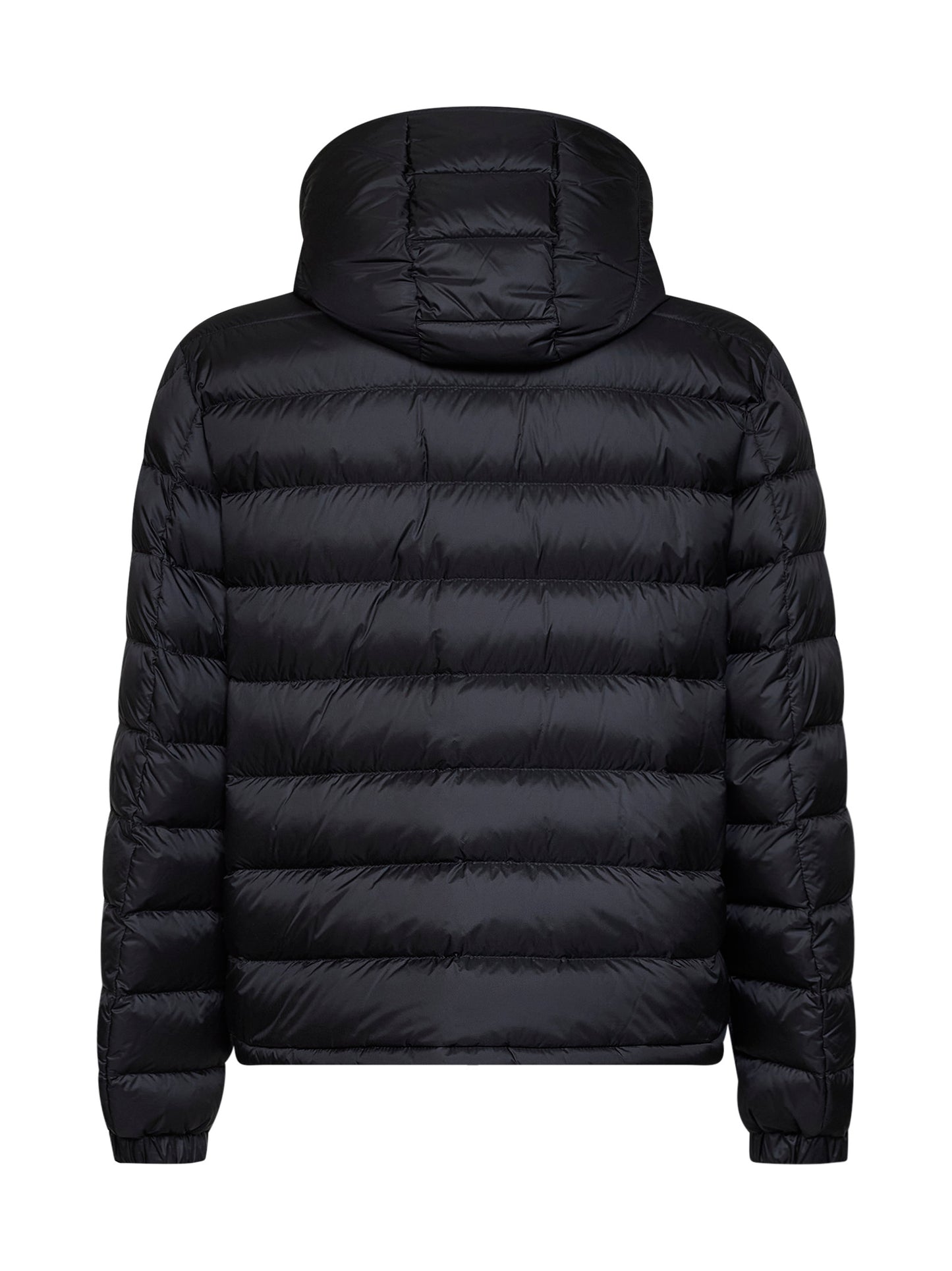 Black Verith short hooded down jacket