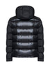 Piumino corto con cappuccio Moncler Maya nero