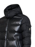 Piumino corto con cappuccio Moncler Maya nero