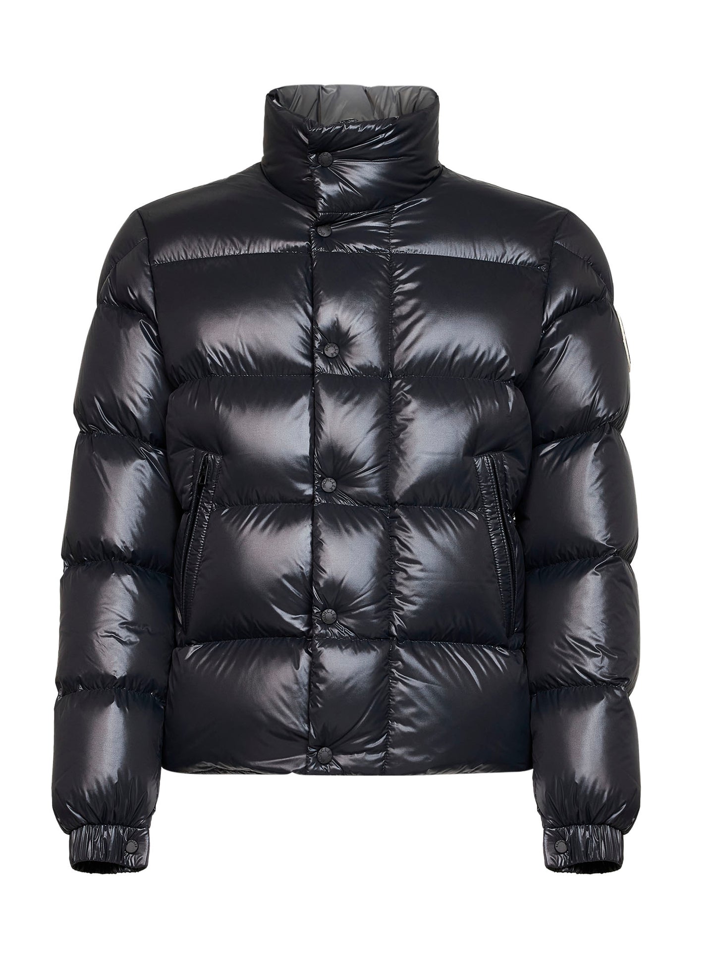Black Brendola cropped puffer jacket <BR/>