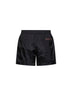 Black nylon technique swim shorts with logo patch