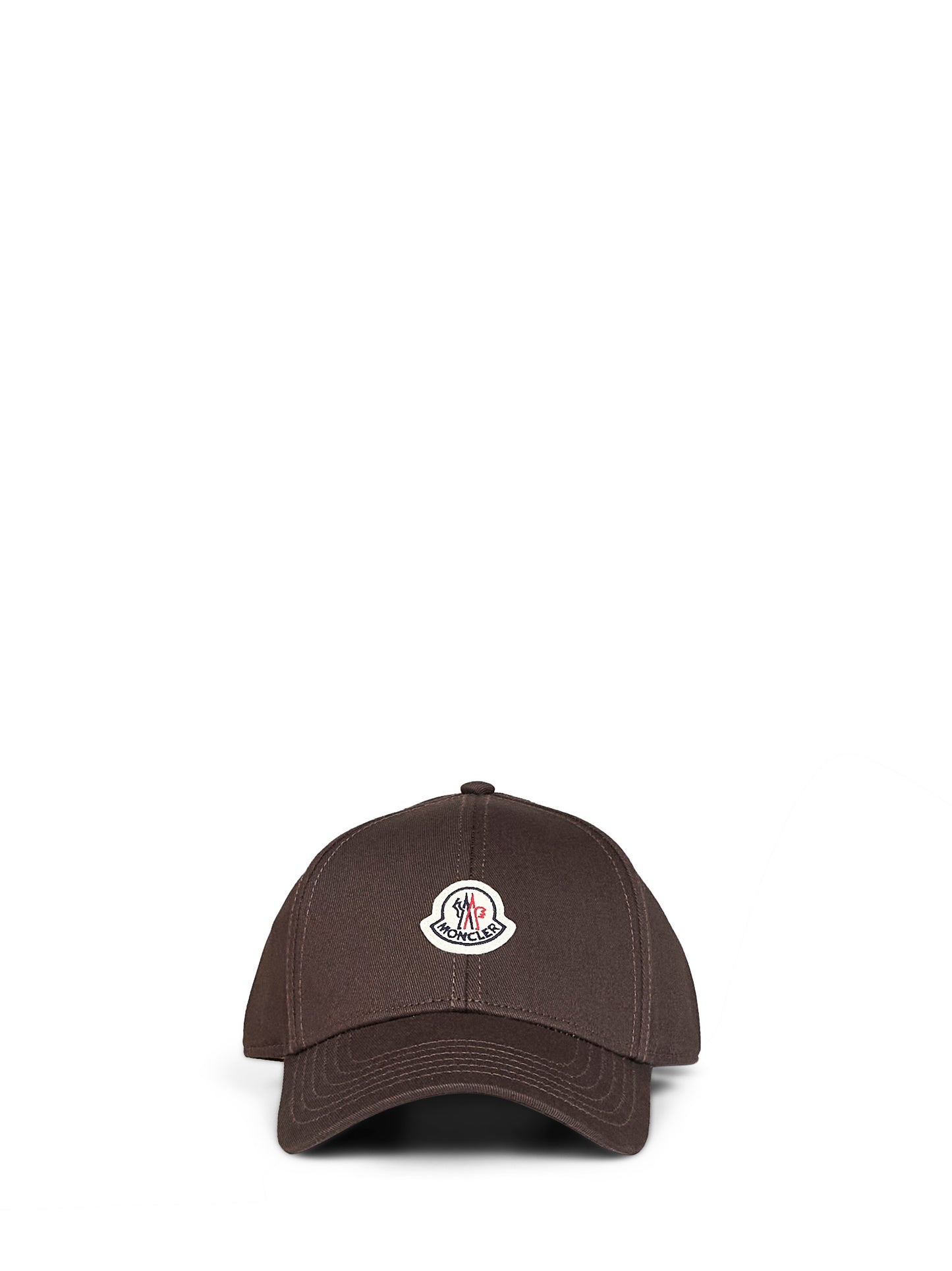Berretto da baseball in gabardine di cotone marrone