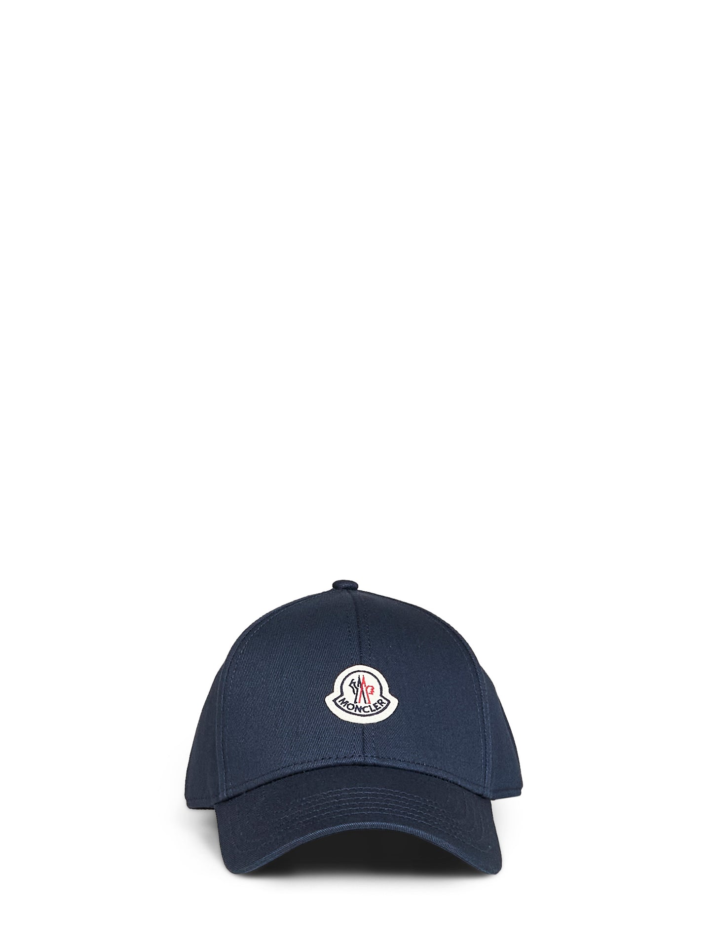 Berretto da baseball in gabardine di cotone blu navy