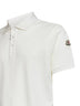 Polo in piquet di cotone naturale con logo