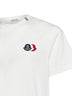 T-shirt logata in jersey di cotone naturale