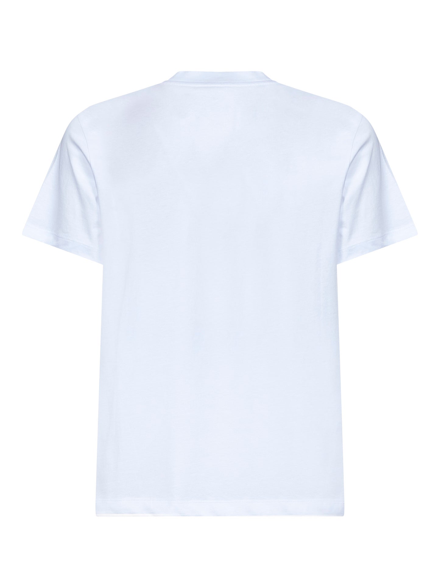 Multicolored jersey pack of three T-shirts with logo patch