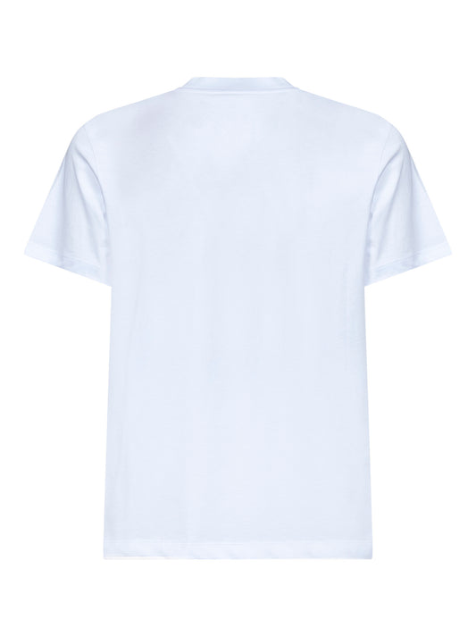 Set da tre T-shirt in jersey multicolore con patch logo