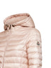 Light pink Igelhood packable short hooded down jacket