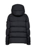 Black Moncler Maya 70 short hooded down jacket