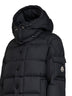 Black Moncler Maya 70 short hooded down jacket