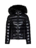 Black Badyeffe short hooded down jacket