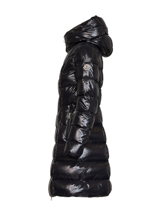 Black Marusse midi hooded down jacket