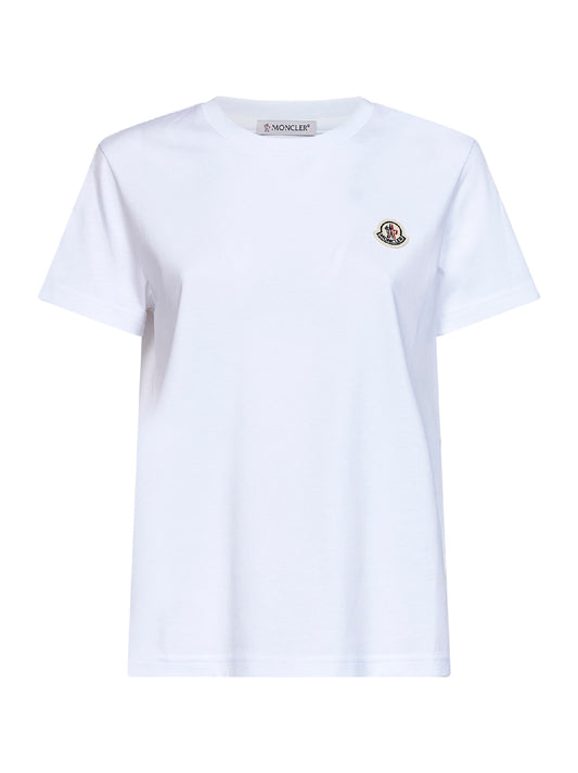 Set da tre T-shirt in jersey di cotone con patch logato