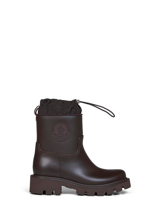 Brown Kickstream rain boots