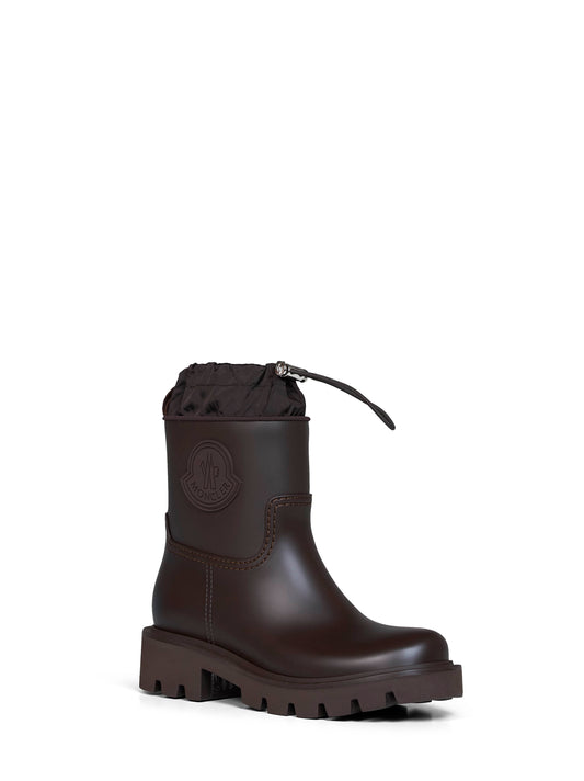 Brown Kickstream rain boots