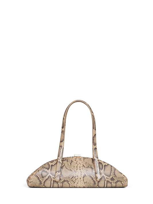 Beige Snake Lua handbag