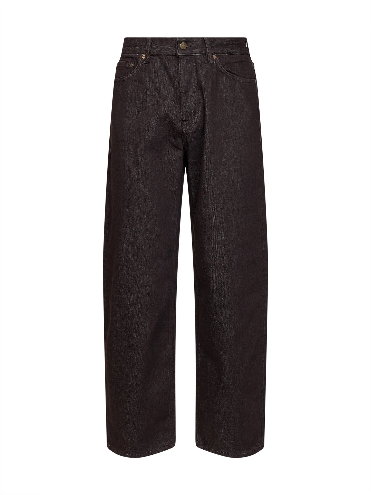 Jeans dritti relaxed-fit Ross in denim tartufo