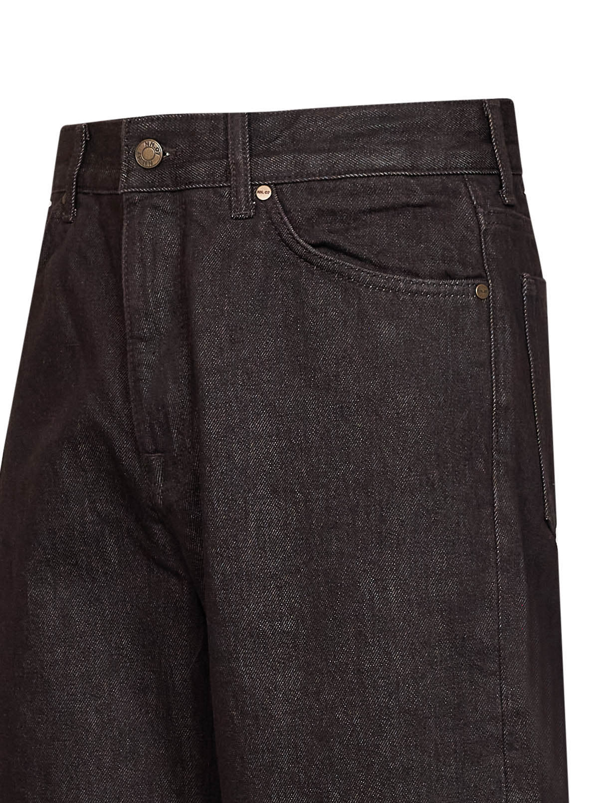 Jeans dritti relaxed-fit Ross in denim tartufo