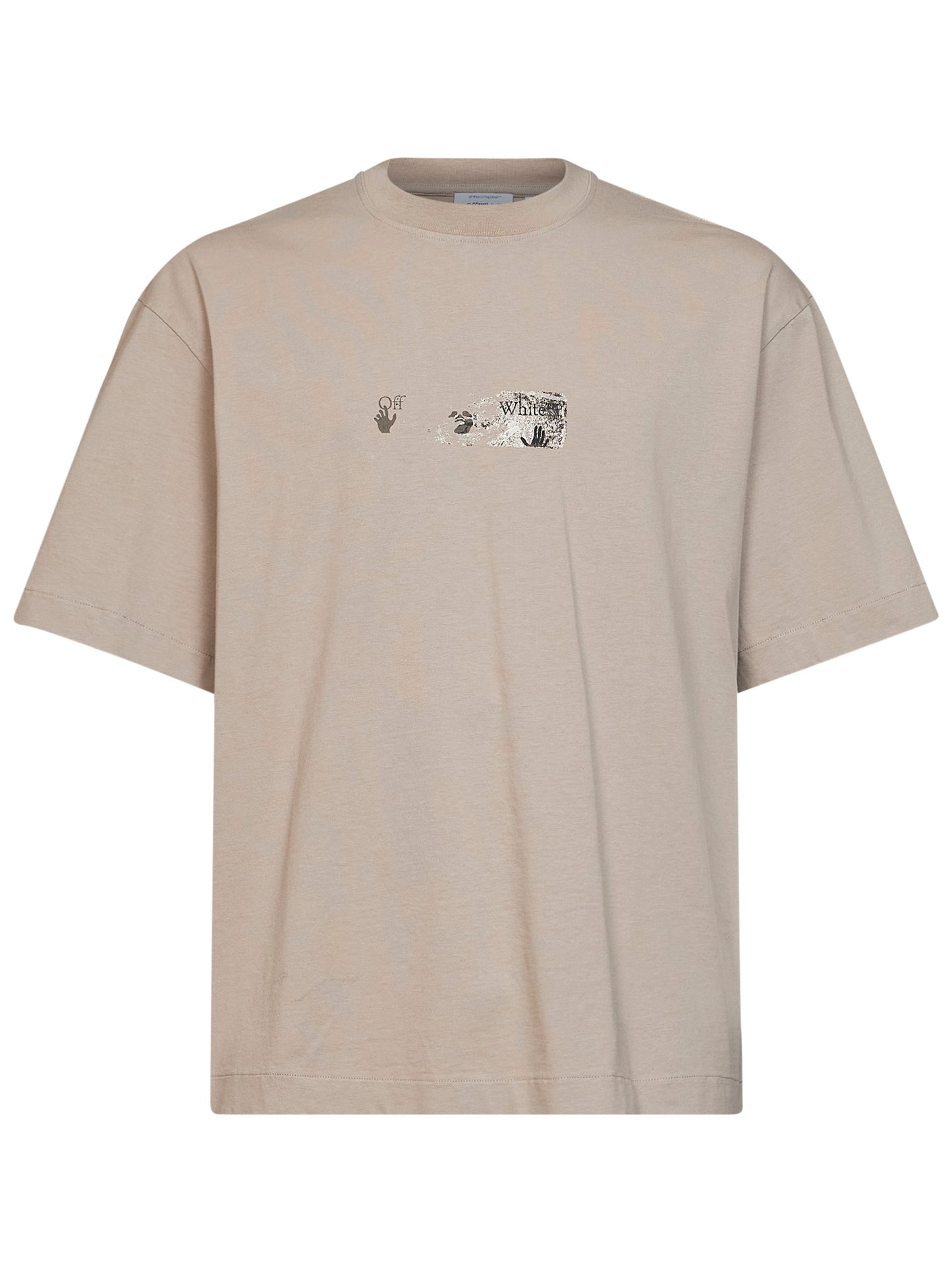 Beige cotton jersey Spices Arrow Skate T-shirt