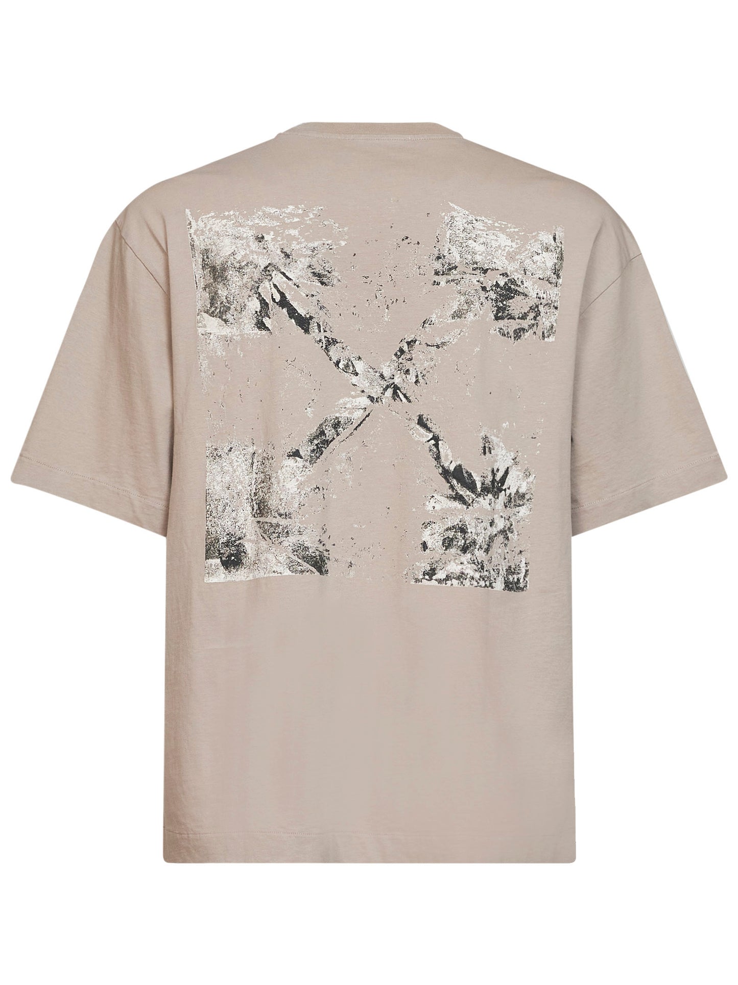 Beige cotton jersey Spices Arrow Skate T-shirt