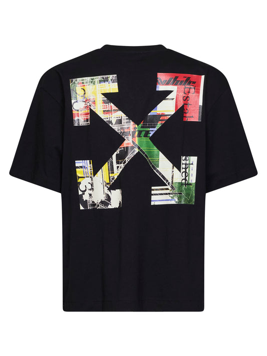 T-shirt Industrial Arrow Skate in jersey nero