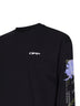 Black jersey Archigeography Arrow Skate T-shirt