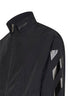 Giacca sportiva Glossy Arrow in nylon nero