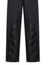 Black nylon Glossy Arrow trackpants