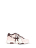 Pink and deep burgundy Out Of Office sneakers