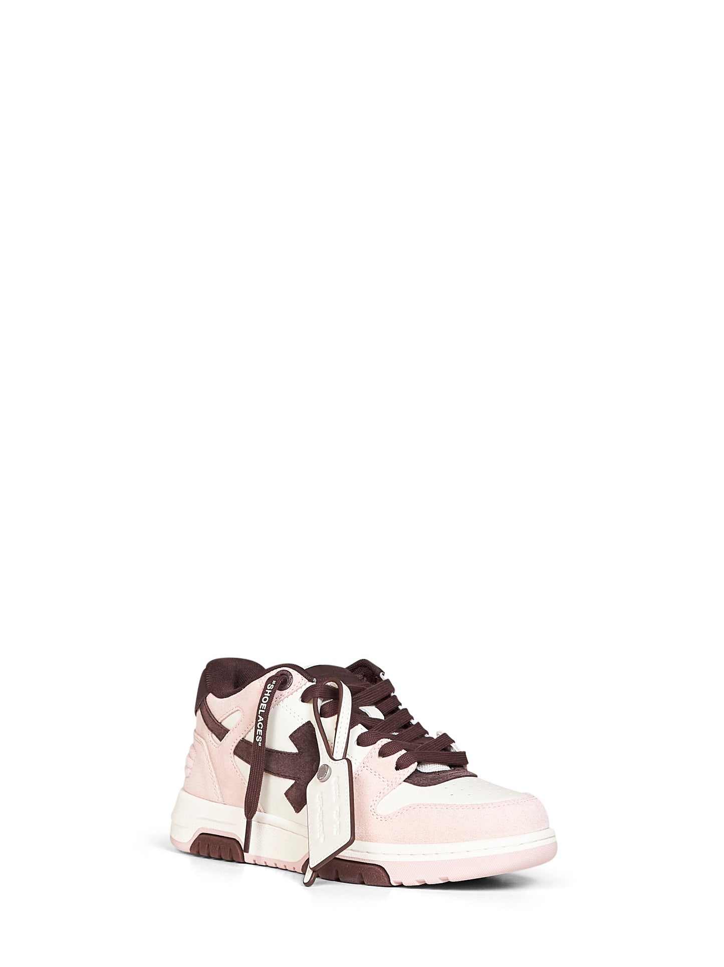 Pink and deep burgundy Out Of Office sneakers