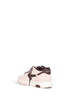 Pink and deep burgundy Out Of Office sneakers