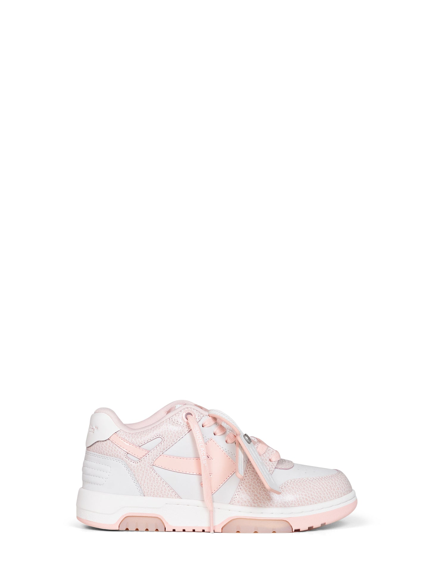 White and pink Out Of Office sneakers