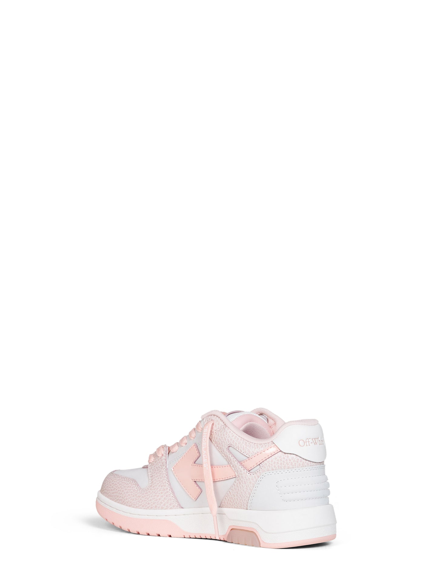 White and pink Out Of Office sneakers