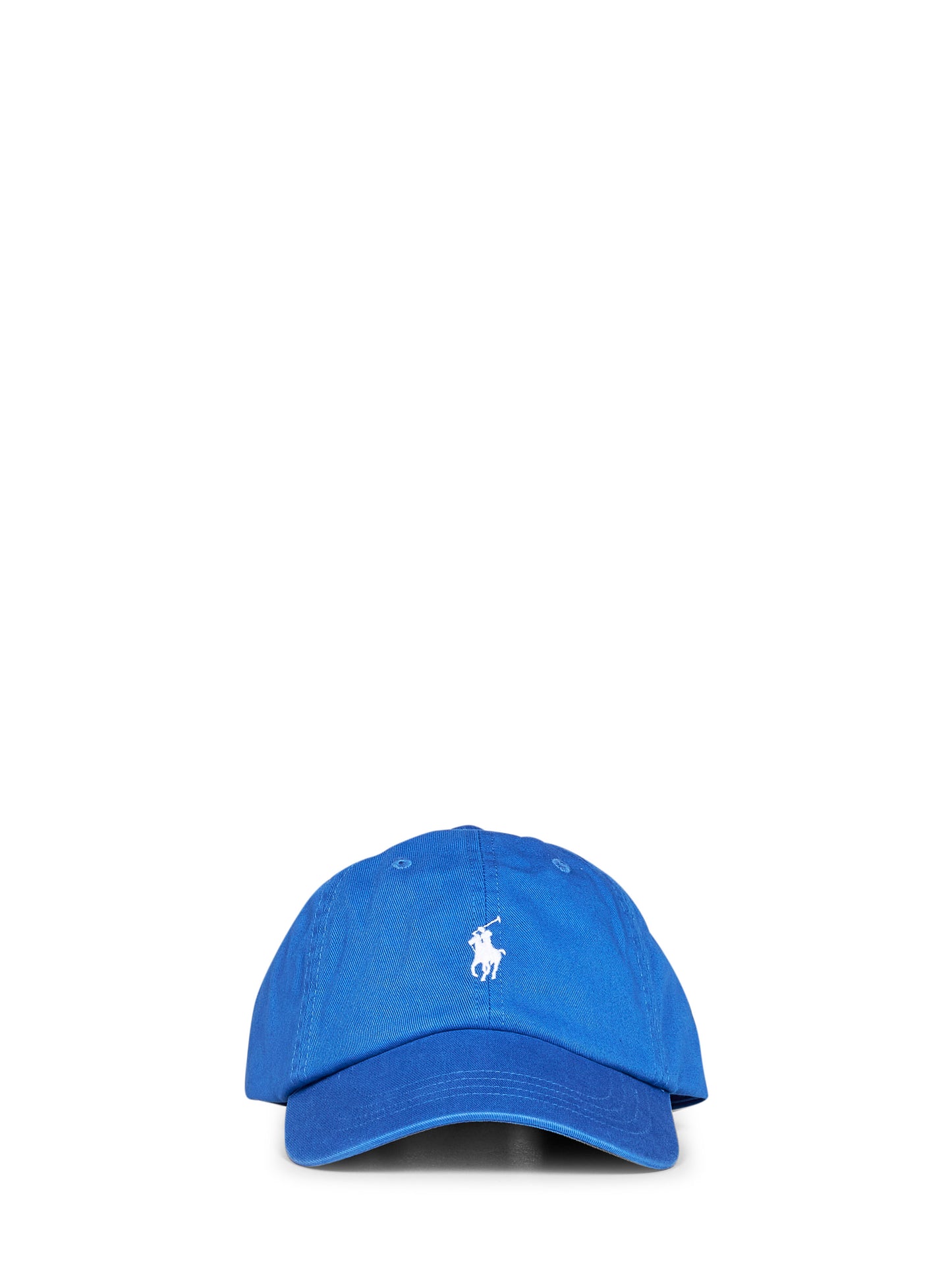 Blue cotton chino Pony embroidered baseball cap